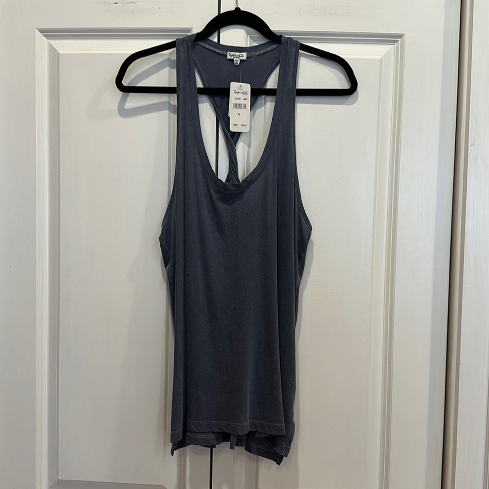 Splendid XL tank top with twisted racerback - new with tags!